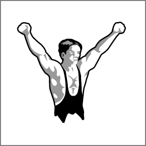 Wrestling Clip Art Silhouettes - Free Clipart Images