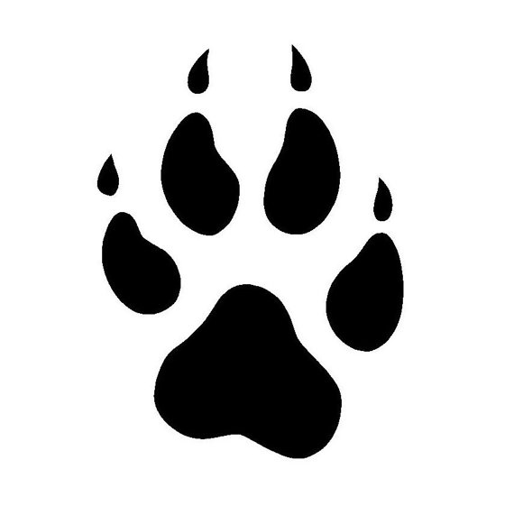 Best Photos of Paw Print Silhouette - Dog Paw Print Silhouette ...