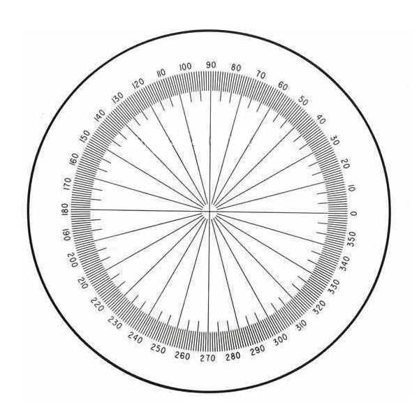 Printable Protractor 360