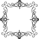 Black Scroll Frame Clip Art - Free Clipart Images