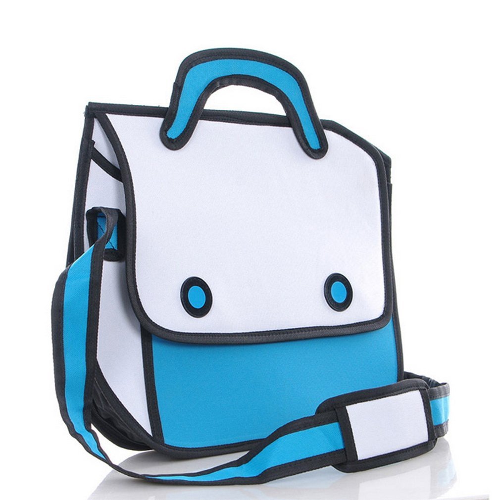 Amazon.com: Funny 3D Cartoon Backpack Bags - Blue: Clothing