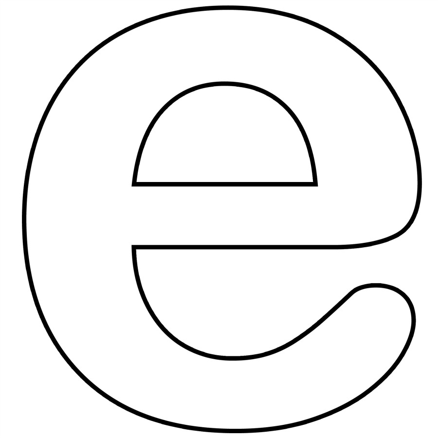 Lower Case Alphabet Letter E Template And E Song Kiboomu Kids ClipArt Best ClipArt Best