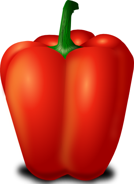 Red Pepper Clip Art - vector clip art online, royalty ...