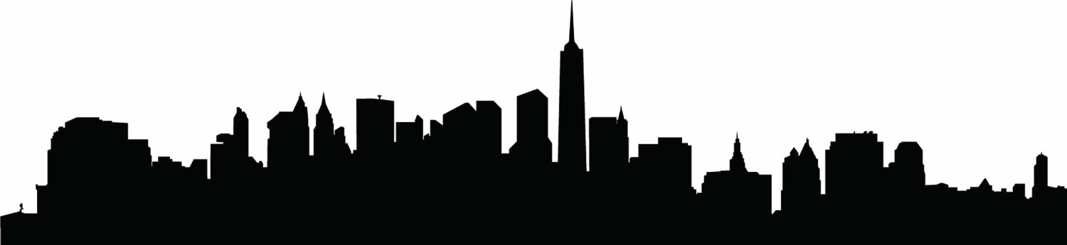 Amazon.com - Instant Chalkboard New York City Skyline Silhouette ...