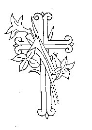 Clipart Cross With Flowers