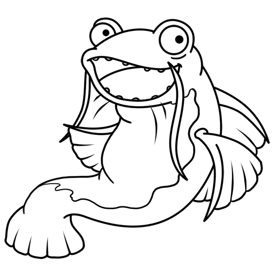 Cartoon Catfish Drawing Lesson