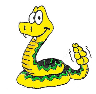 Cartoon Rattle Snake