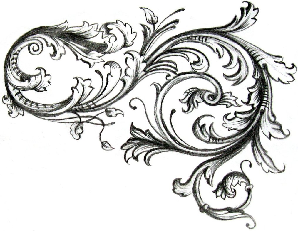 Filigree Flower Clip Art - Viewing Gallery