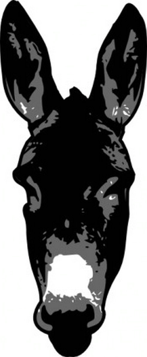 Donkey Head Clip Art | Free Vector Download - Graphics,