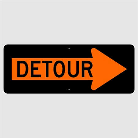 Detour Signs - ClipArt Best