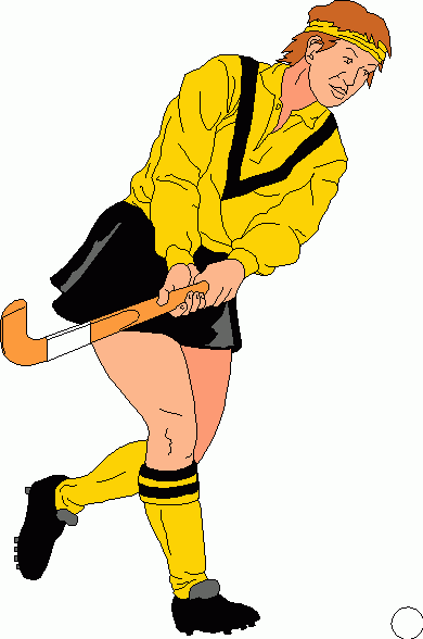 Field hockey clip art - Clipartix