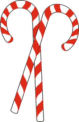 Free christmas candy cane clipart