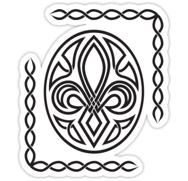 Celtic Fleur De Lis" Stickers by MsSLeboeuf | Redbubble