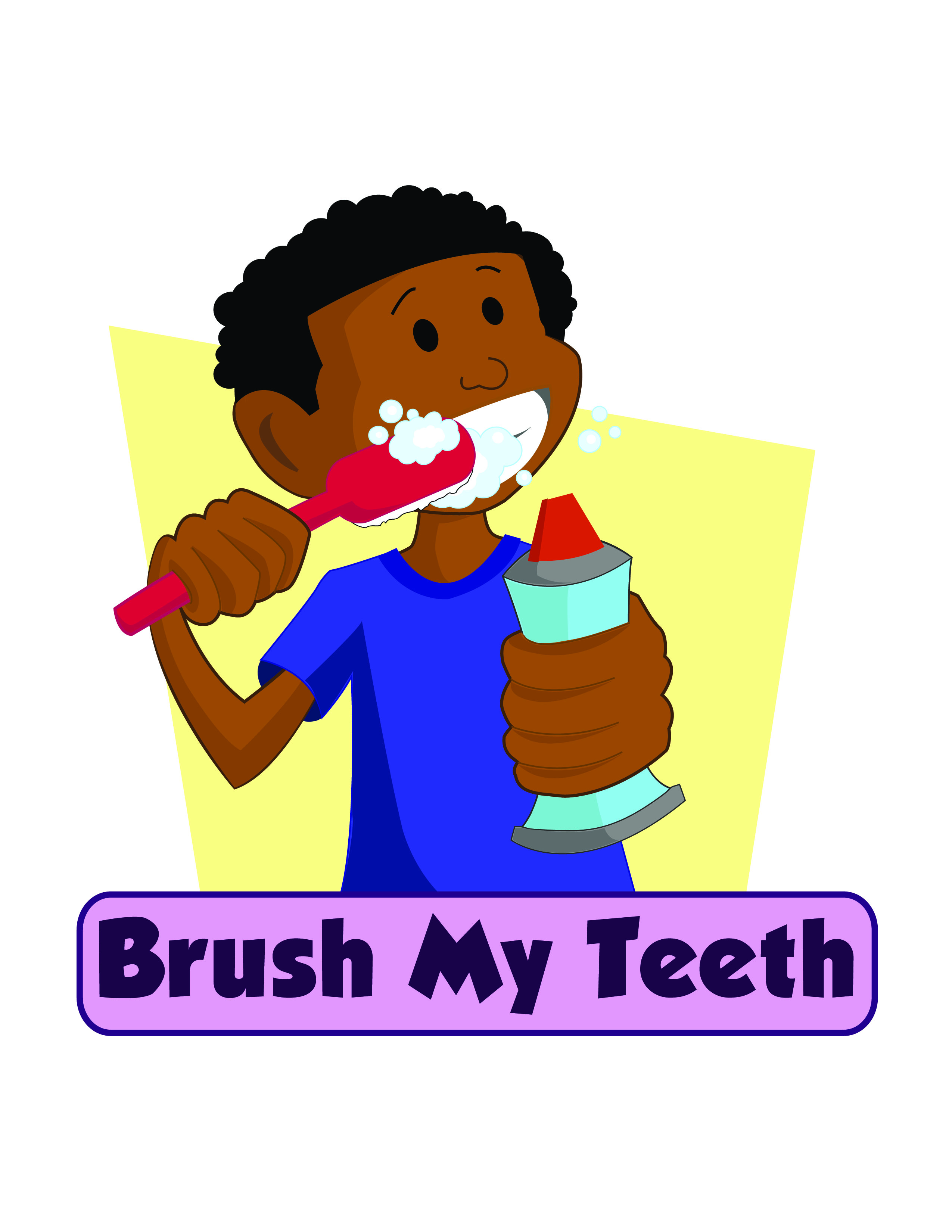 Brush Teeth Clip Art - Tumundografico