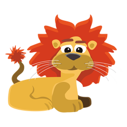 Tribal lion drawing - Vector download