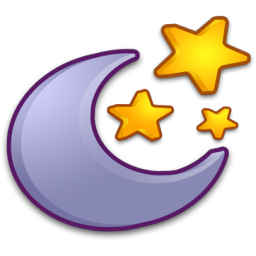 Sleeping Moon Clipart - Free Clipart Images