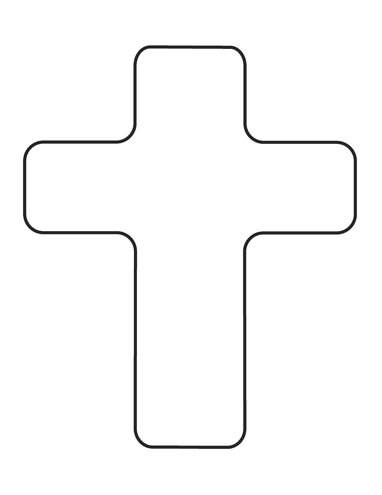 Printable Cross Coloring Page 2737