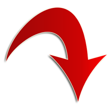 Curved Red Arrow - ClipArt Best