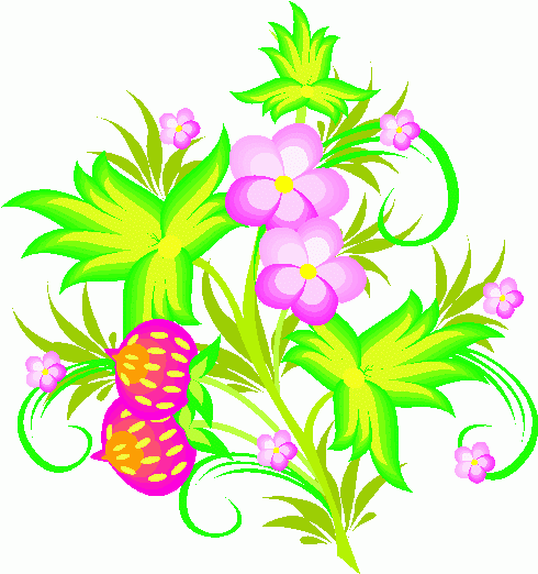 Designs clipart flowers