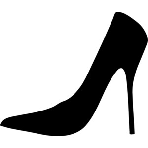 Women Shoe Silhouette clip art - Polyvore