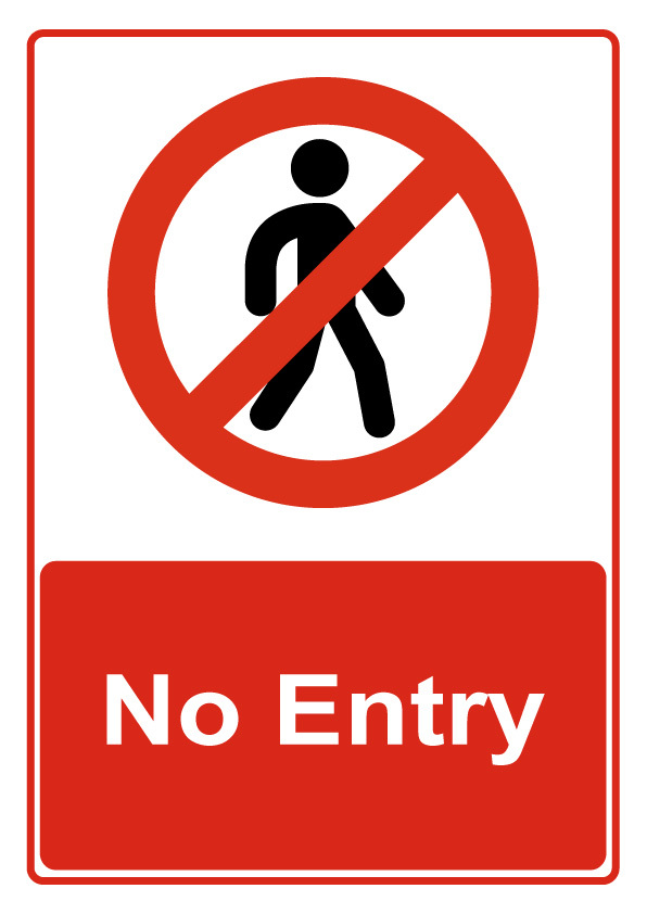 Entry Sign Clipart