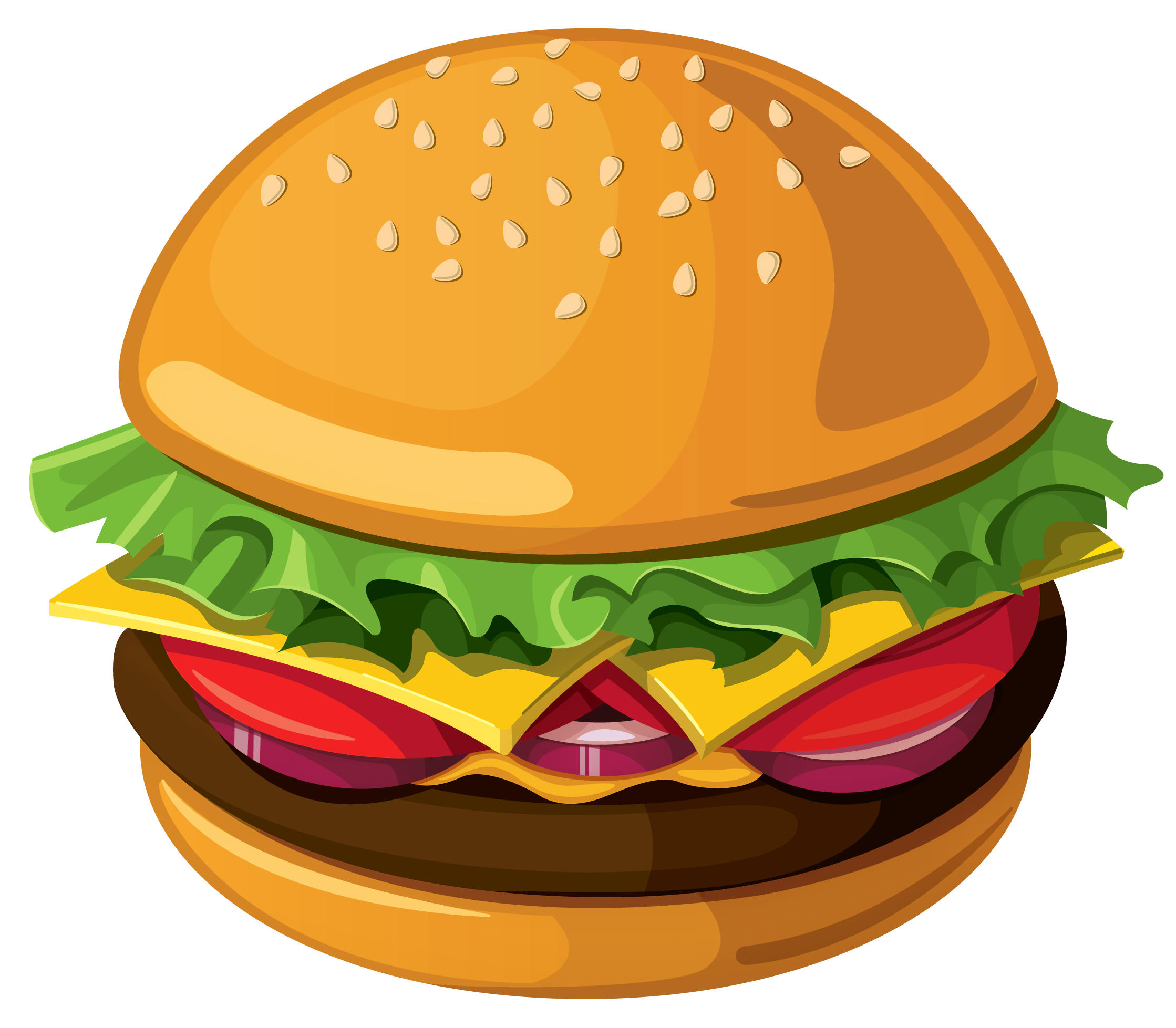 Hamburger cartoon burger clipart image 4 - Cliparting.com - ClipArt