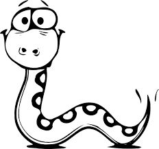 Snake clipart outline