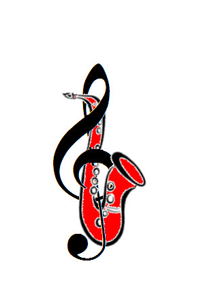 Saxophone Tattoo - ClipArt Best