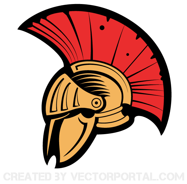Roman helmet clip art