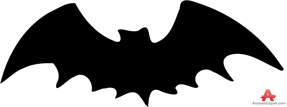 Bat Flying Silhouette | Free Clipart Design Download