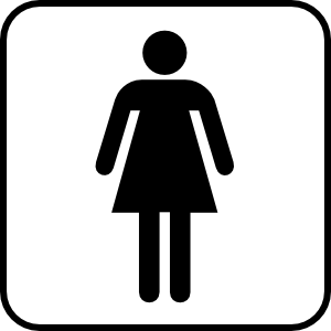 Toilet Female Clipart