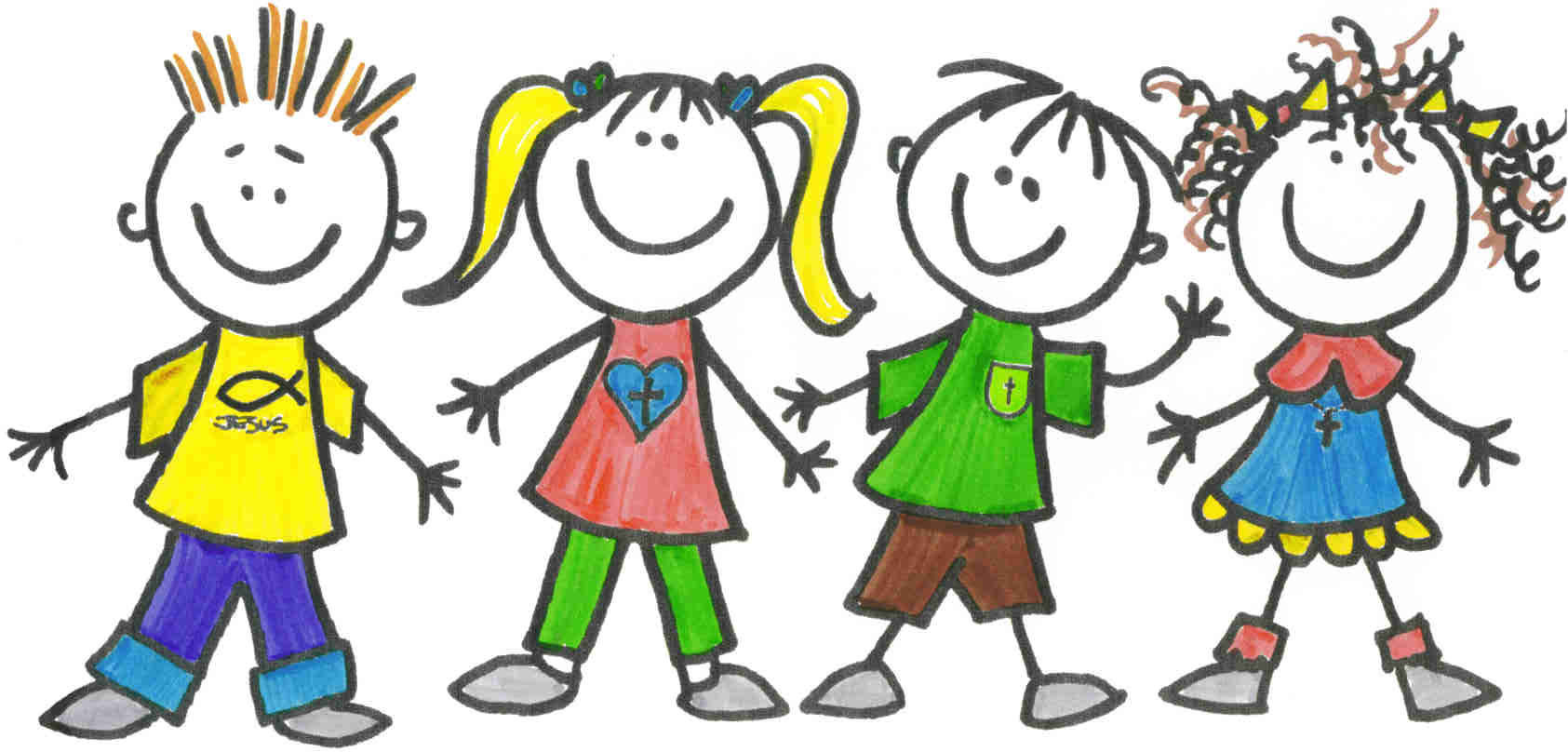 School children clipart free