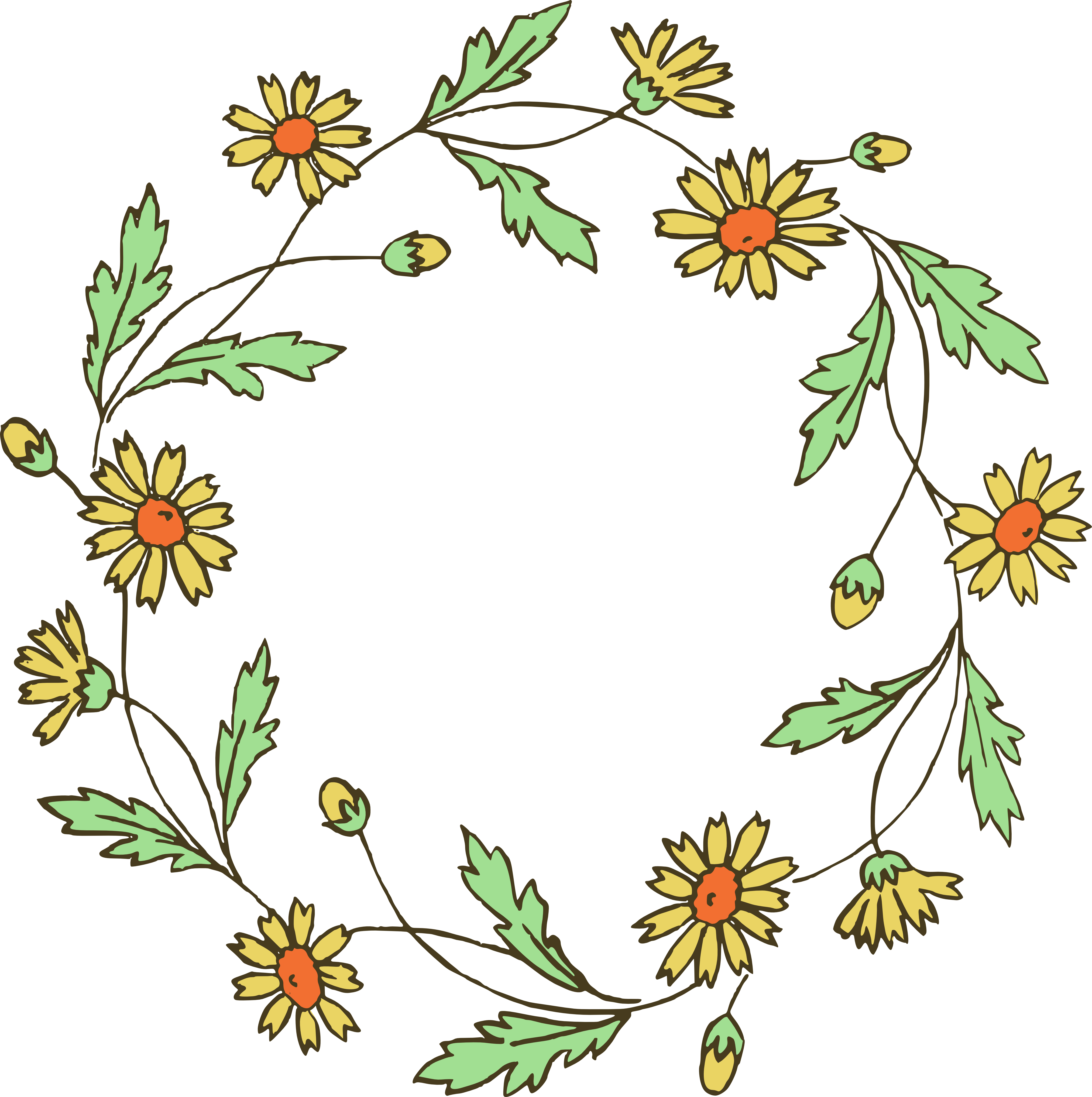 Vintage Floral Clip Art