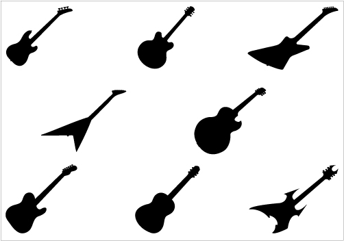 Guitar Silhouette Vector | Free Download Clip Art | Free Clip Art ...