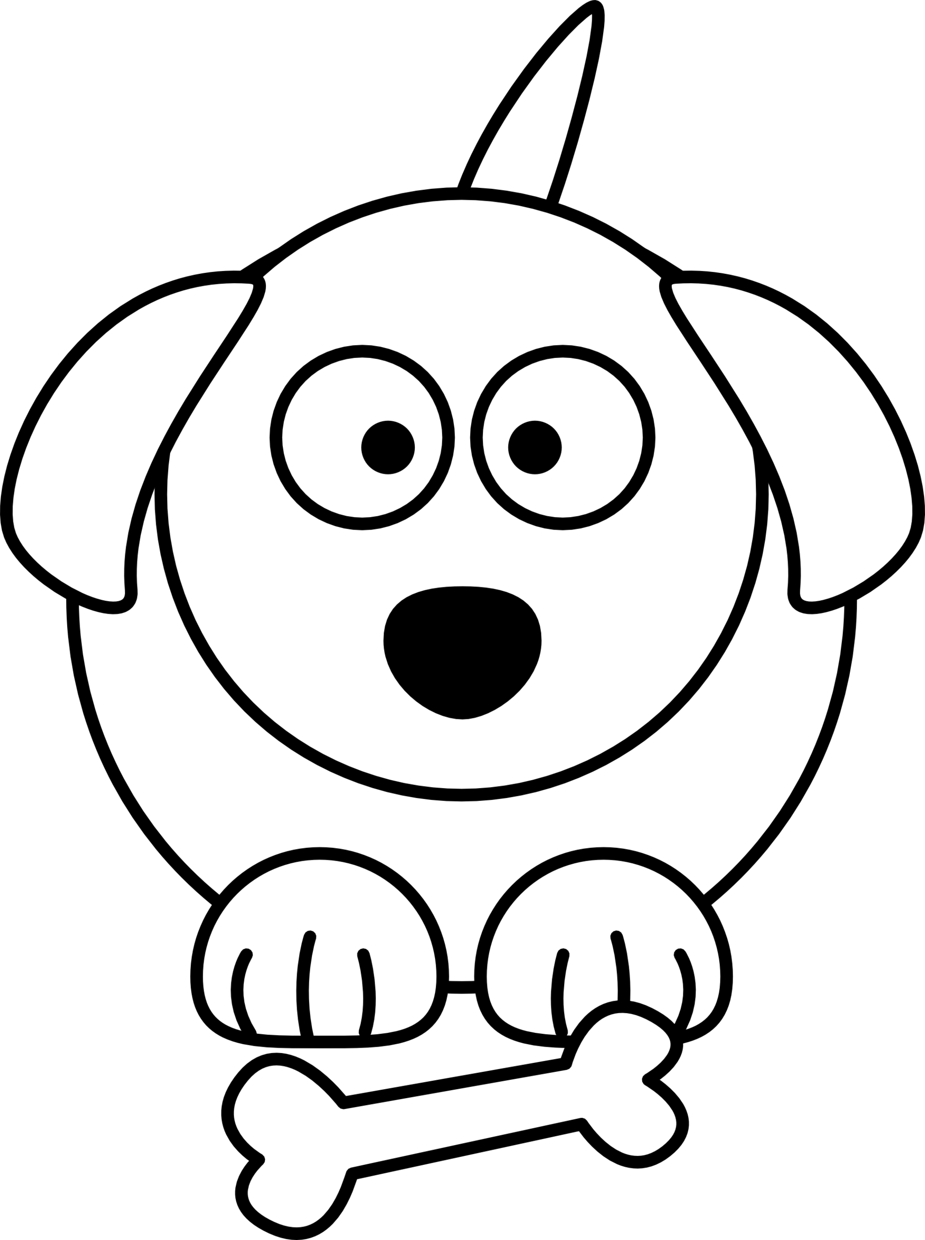 Black White Cartoon Drawings Clipart - Free to use Clip Art Resource