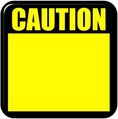 Caution Clipart