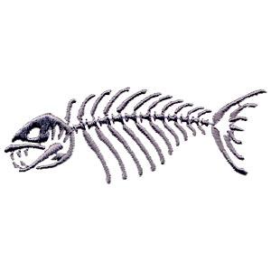 Fish Bones Embroidery Design