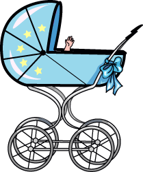 Baby Carriage | Baby Clip Art - Christart.