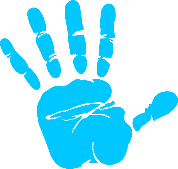 Right Hand Print Clip Art - Free Clipart Images