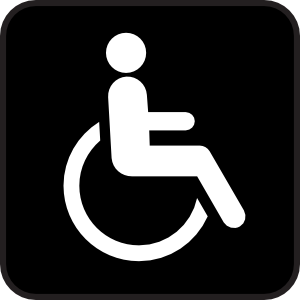 No wheelchair clipart