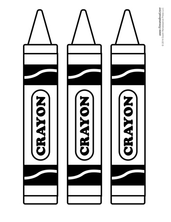Crayon Templates - Tim's Printables