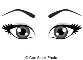 Eyes Black And White - ClipArt Best