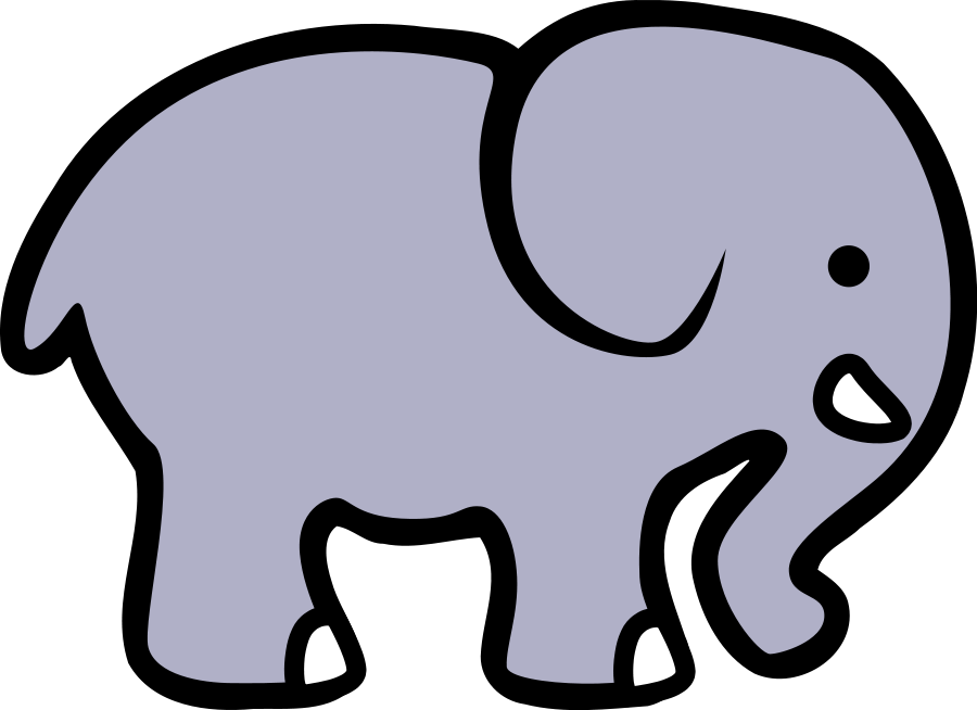 Elephant Face Clip Art - Free Clipart Images