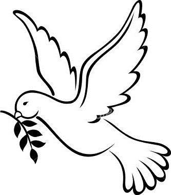 Coloring, Coloring pages and Peace dove