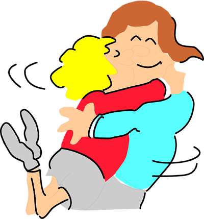 Hugging Cartoon Couple - ClipArt Best