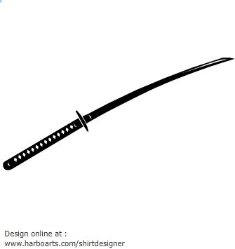 Sword silhouette clipart