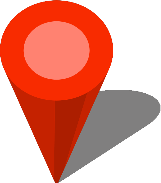 Simple location map pin icon red free vector data | SVG(VECTOR ...