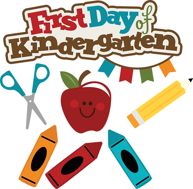 First Day Of Kindergarten SVG school svg files crayon svg file ...