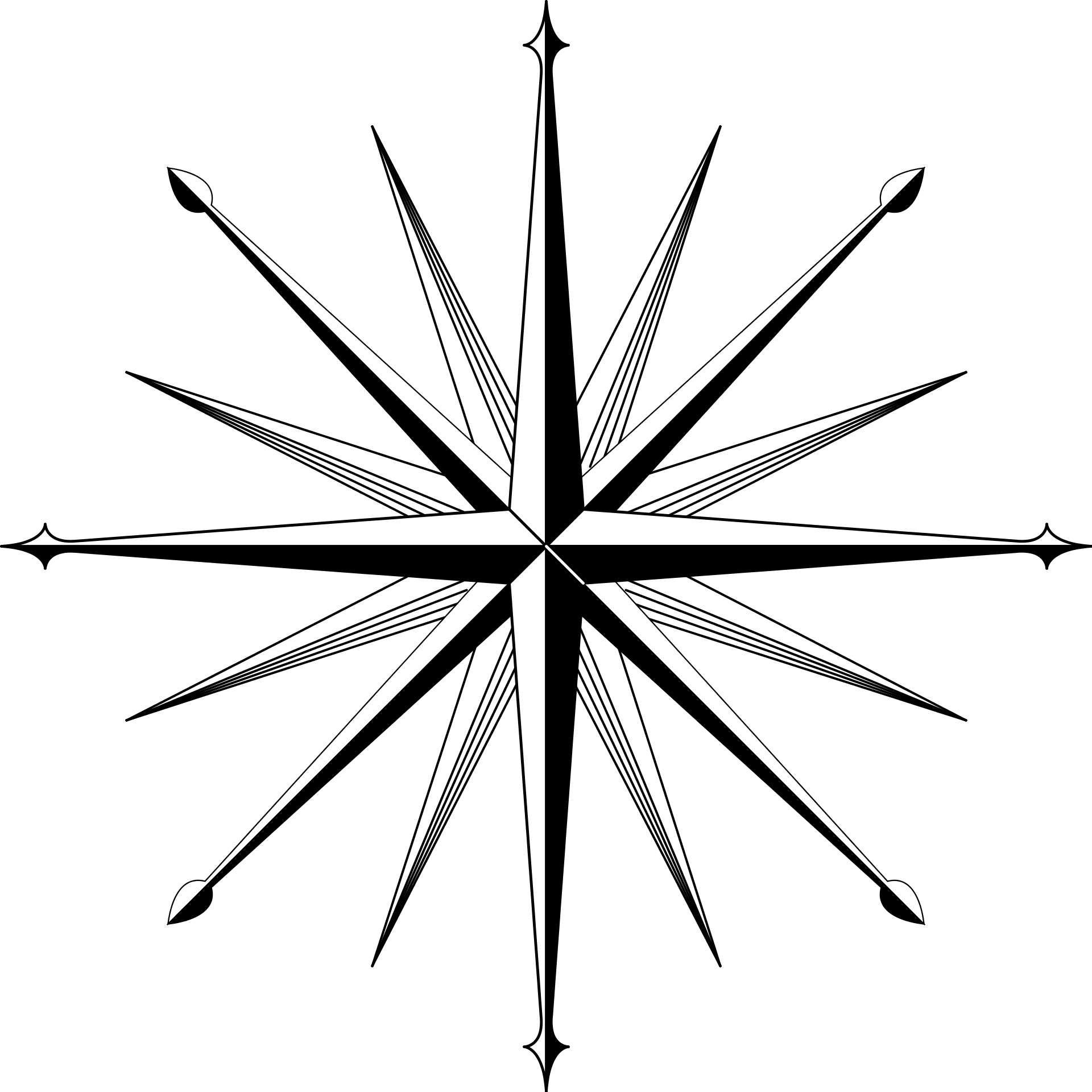 Compass Rose SVG