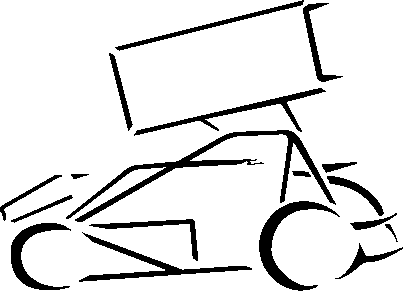 Outlaw Sprint Kart Clipart